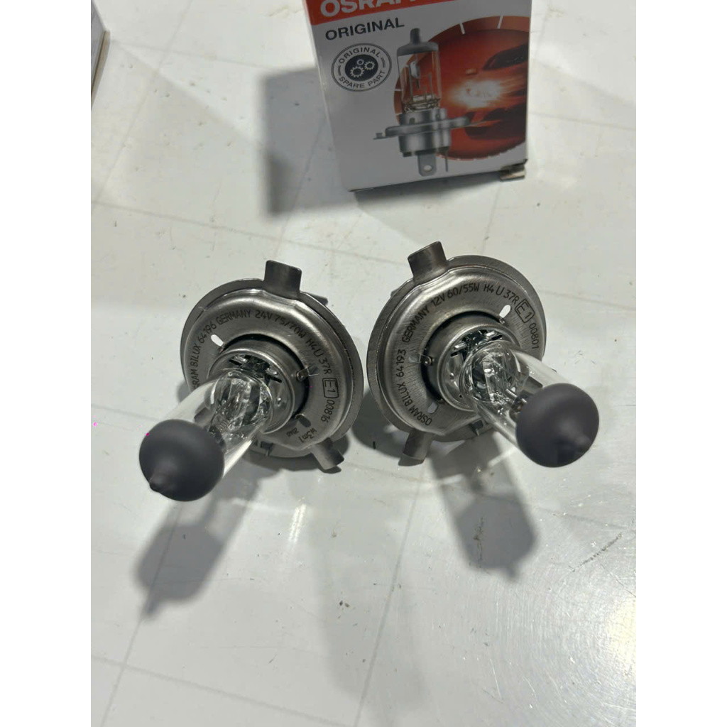 Bóng đèn pha cốt H4 Osram, bóng đèn 3 chân H4 điện 12v,24v