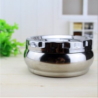 Gạt. tàn. inox nắp xoay, gạc tàn thuốc - GTT002f