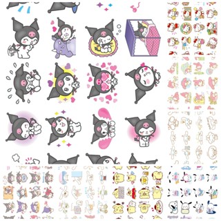 Hình xăm Cinnamoroll, Kuromi, Melody, Hello Kitty, Pompomburin, Pochacco Sanrio dễ thương cute TooYoo BK01263