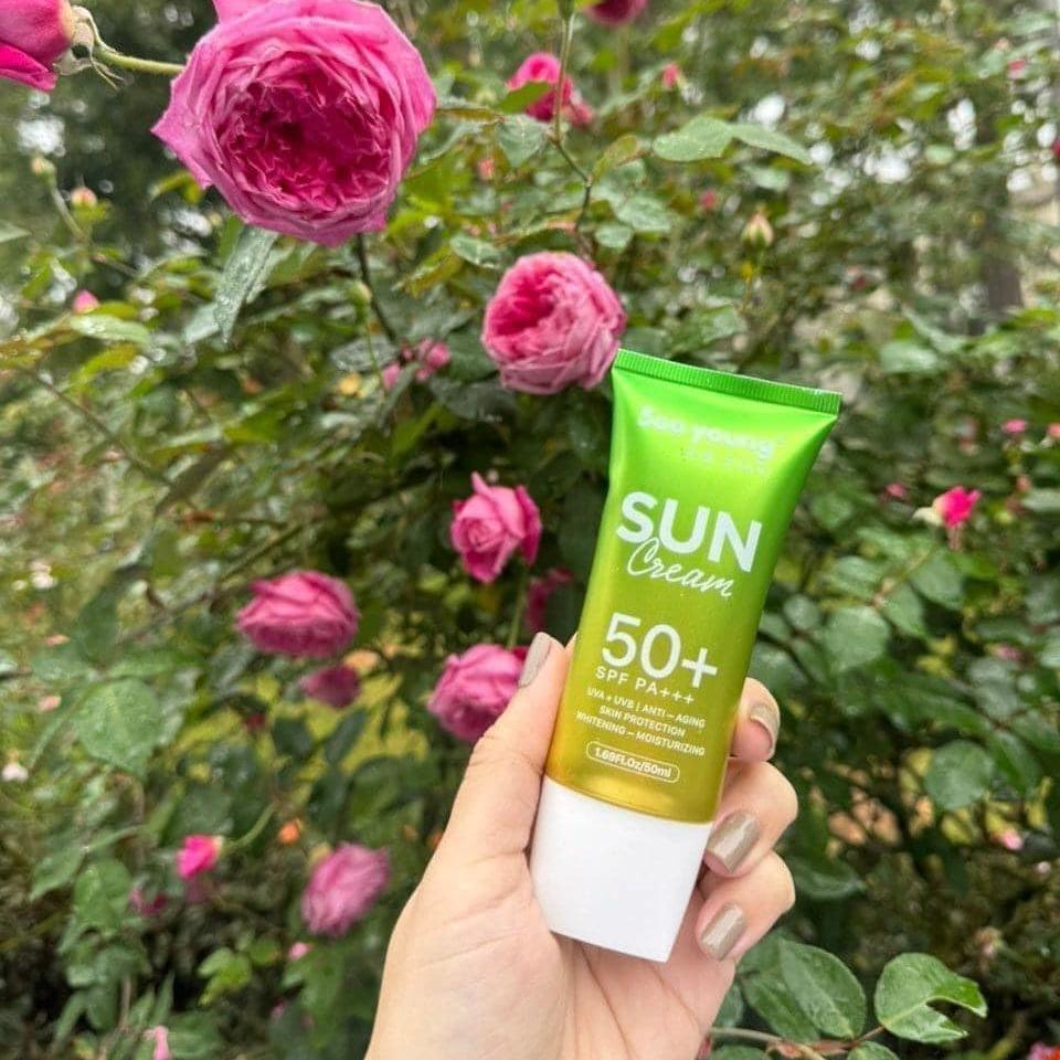 Kem Chống Nắng Lục Tảo Soo Young Chính Hãng - Chống Nắng Kiềm Dầu 50+ SPF