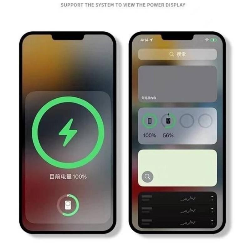 Pin Sạc Dự Phòng Không Dây Dung Lượng 10000mAh Full Hộp ( Hỗ trợ Từ 12 Trở lên )
