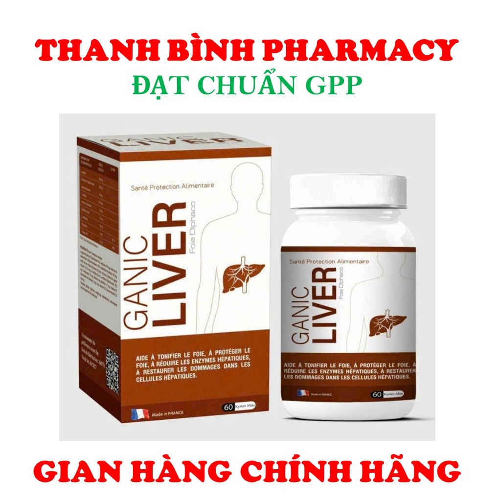 GANIC LIVER-NHẬP KHẨU PHÁP-GIÚP TĂNG CƯỜNG CHỨC NĂNG GAN-HẠ MEN GAN-GAN NHIỄM MỠ-VÀNG DA-MÀY ĐAY
