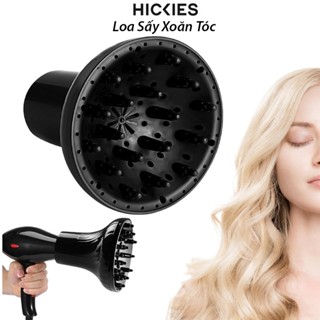Loa Sấy Tóc Xoăn - Đầu Máy Sấy Tóc Xoăn Gợn, Xù Mì - Đầu Lắp Máy Sấy - HICKIES