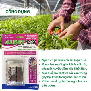 Chế Phẩm Ngừa Cuốn Chiếu , Ngăn Ngừa Côn Trùng, Nhập Khẩu Từ JAPAN Aldet 12.5SC - Lọ 5ML