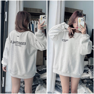 Áo Sweater Essentials Nam Nữ Form Rộng ROMANCE STUDIO Chất Vải Nỉ Bông Cao Cấp Full Tag Mác 