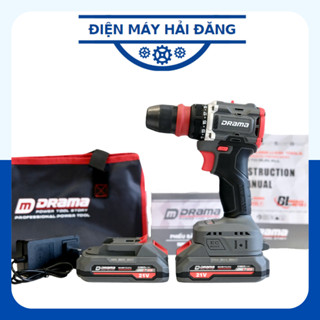 Máy Khoan Vít 2 Trong 1 DRAMA 5221Q FLEX Xám Xi Măng - Tháo Đầu Trục 2 Trong 1 - Động Cơ Không Chổi Than, Chân Phổ Thông