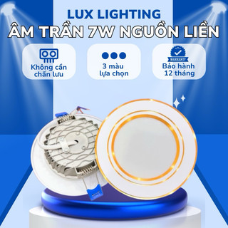 Đèn LED âm trần downlight 7w/9w 3 chế độ (NGUỒN LIỀN)