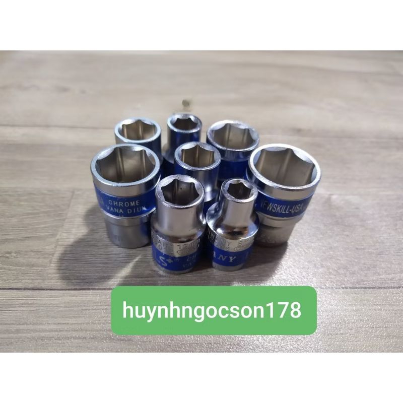 Đầu tuýp lẻ 1/2 từ 8 đến 24
