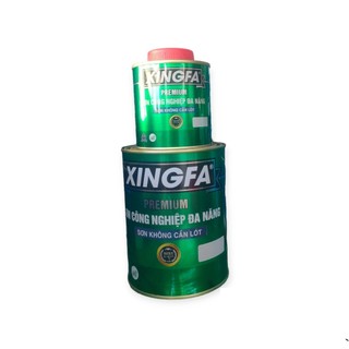 Sơn công nghiệp đa năng 2 thành phần XINGFA - sơn sắt mạ kẽm 2 thành phần ( Bộ/1kg)