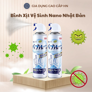 Chai Xịt Tẩy Rửa Bồn Cầu Dạng Bọt Tuyết Nano Nhật Bản, Loại Bỏ Vi Khuẩn, Vết Ố Vàng Dung Tích 500ML