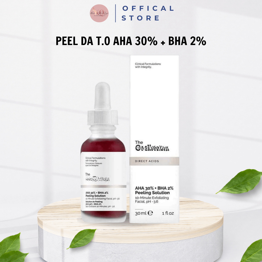 Tinh Chất Peel da The Ordinary AHA 30%+BHA 2% Peeling Solution 30ml