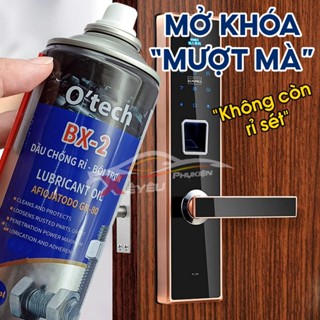 Chai xịt chống sét BX-2 Phá Sét kim loại, bôi trơn nới lỏng đai ốc bu lông kềm kéo các loại O'Tech BX2 - 450ml