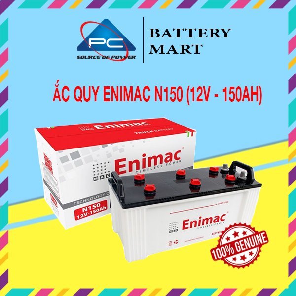 Bình Ắc Quy ENIMAC N150 (12V-150Ah)
