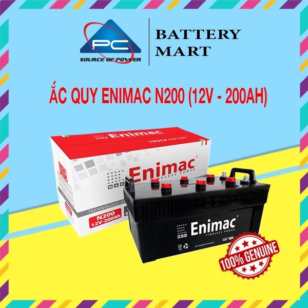 Bình Ắc Quy ENIMAC N200 (12V-200Ah)