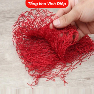 Lưới rửa chén bát, giẻ rửa bát màu đỏ, cọ bát