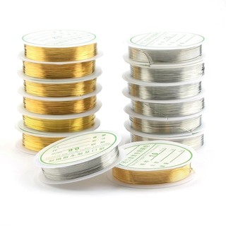 Cuộn Đồng Trang Trí - Dây Kẽm Mỏng Sợi Nhỏ Trang Trí Nail - Cuộn Đồng Dây 0.2mm Cực Mảnh Tạo Hình Dễ Dàng - Sơri Nail