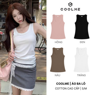 Áo ba lỗ nữ ôm body, áo tanktop 2 dây thể thao form rộng bigsize chất thun zip cotton mát - Coolme