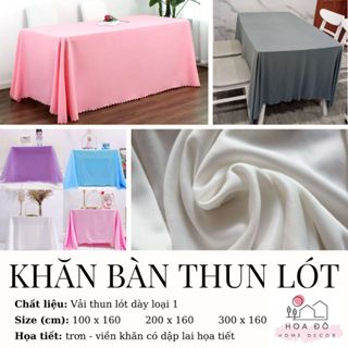 Khăn Trải Bàn Vải Thun Lót Dùng Cho Bàn Họp, Bàn Giáo Viên, Bàn Tiệc Hội Nghị, Khăn Bàn Tiệc