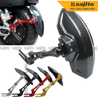 (Tặng lục giác+keo) Chắn Bùn Vân Cácbon Gọng Nhôm CNC Cho Xe Điện,Độ Sợi Cácbon-Hàng Đẹp 1