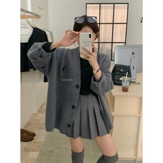 Áo Khoác Cardigan Dáng Dài Nhiều Màu Thêu Ngựa Chất Len Mềm Mại Phong Cách Mùa Thu Cho Nữ Hàng Cao Cấp Chất Đẹp