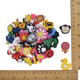 DC142024 - Sỉ 10 chiếc sticker charm trang trí dép crocs jibbitz