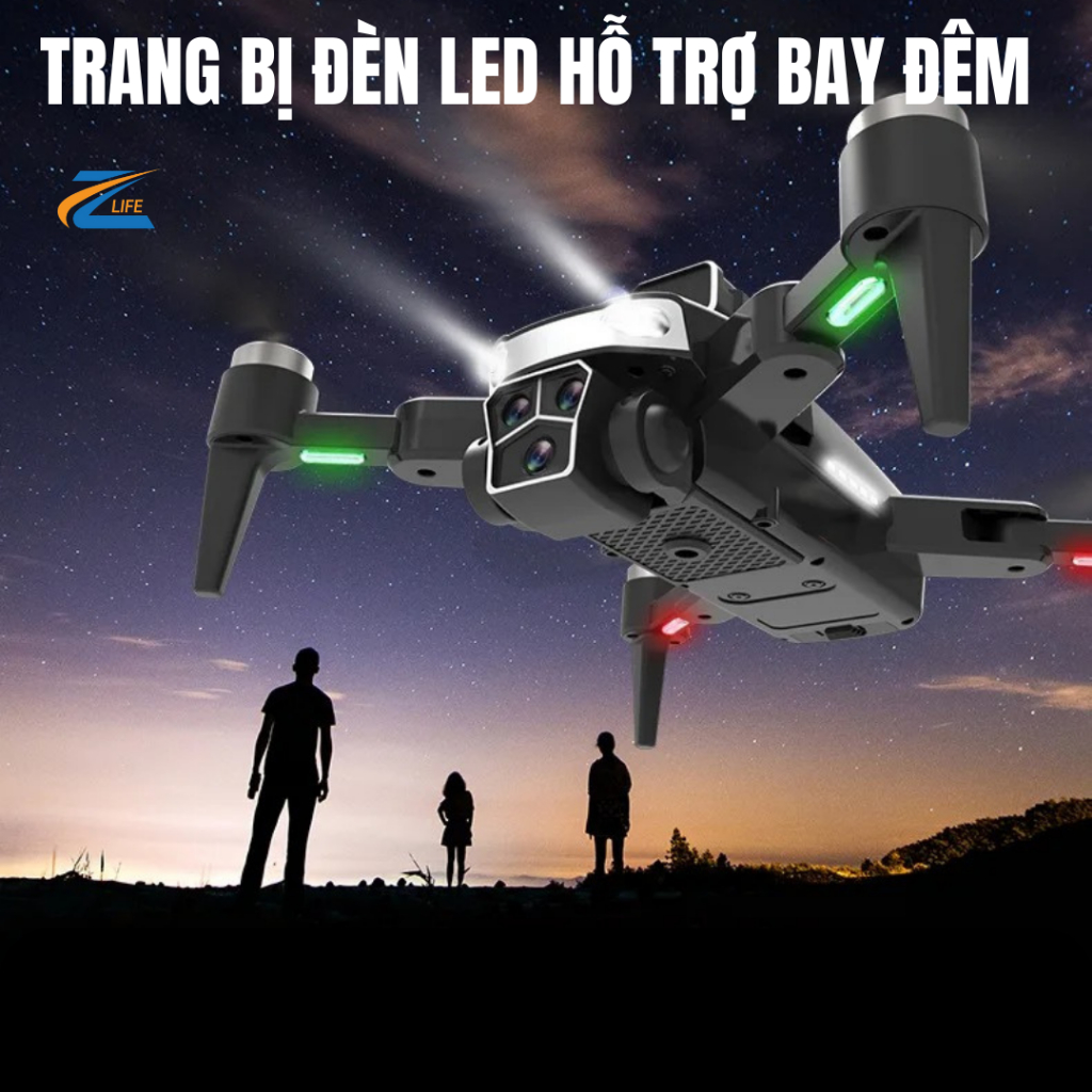 Flycam Zlife Z619 Drone Pro, Máy Bay Camera Full HD Quay Phim Chụp Ảnh, Định Vị GPS Quay Về Khi Hết Pin | BigBuy360 - bigbuy360.vn