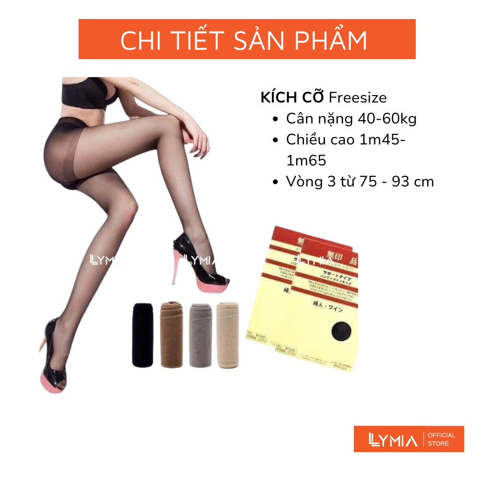 Quần tất giấy nữ da chân LYMIA che khuyết điểm xuất Nhật siêu dai QT12 | BigBuy360 - bigbuy360.vn