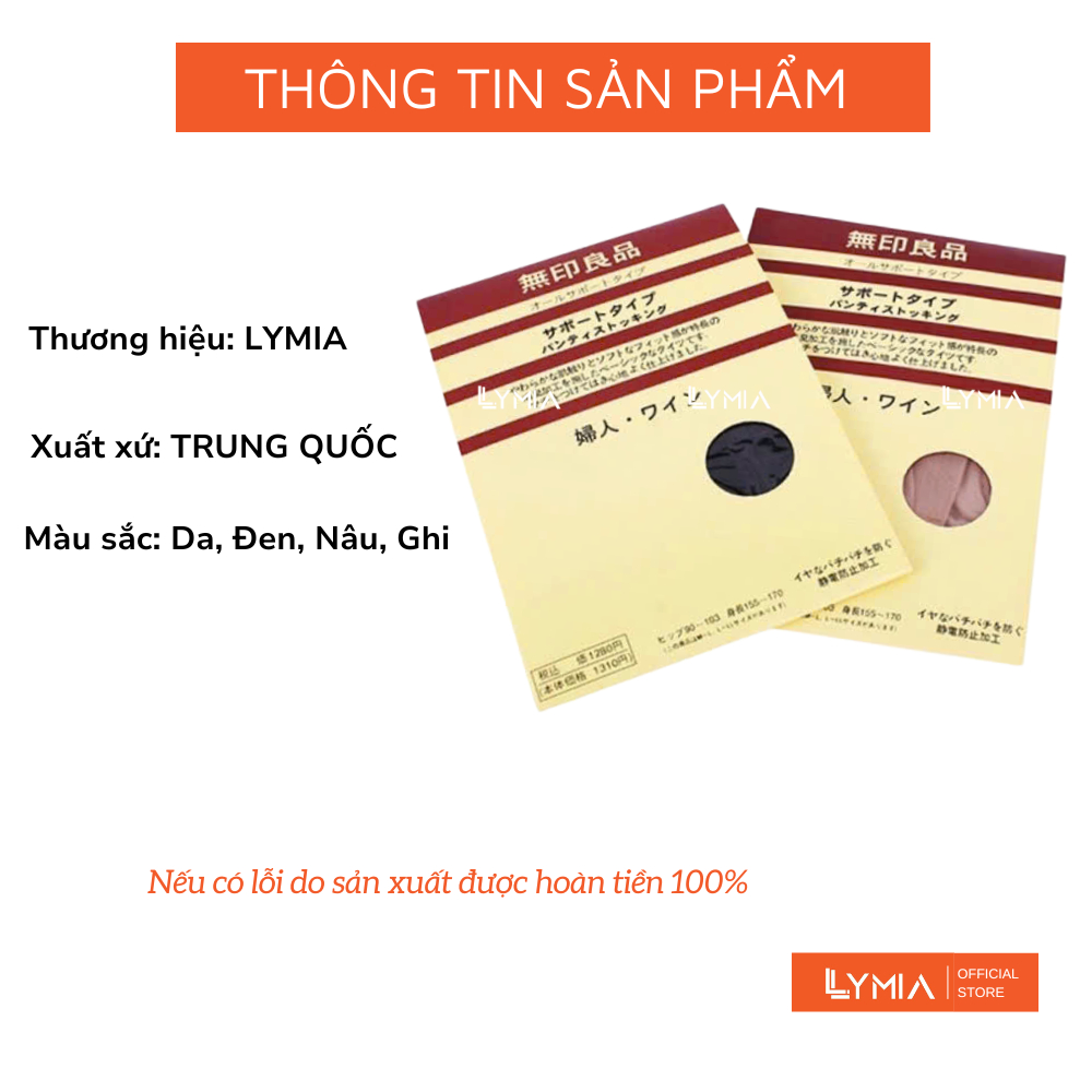 Quần tất giấy nữ da chân LYMIA che khuyết điểm xuất Nhật siêu dai QT12 | BigBuy360 - bigbuy360.vn
