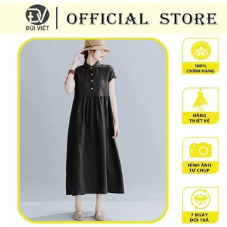 Đầm Đũi nữ dáng Babydoll, Đầm suông Rộng Nhiều Màu Trẻ Trung Bầu Mặc Xinh Thoải Mái