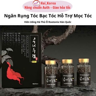 Viên Uống Hà Thủ Ô Rootonix Hàn Quốc Ngăn Rụng Tóc Bạc Tóc Hỗ Trợ Mọc Tóc Giúp Tóc Chắc Khỏe Đen Mượt