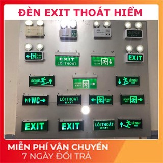  ĐÈN EXIT THOÁT HIỂM.  ĐÈN CHỈ DẪN HƯỚNG ĐI LỐI THOÁT. CHỈ DẪN LỐI THOÁT PHÒNG CHÁY CHỮA CHÁY 