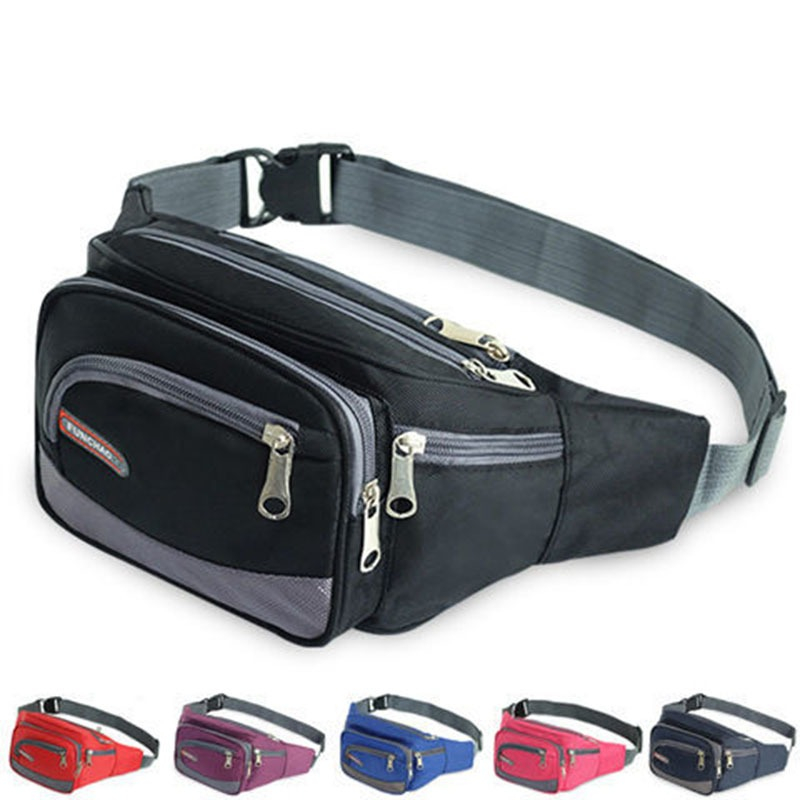 Túi đeo hông đeo bụng , túi đeo ngang bụng thể thao , túi bao tử chống thấm nước 6 ngăn tiện dụng V-Star