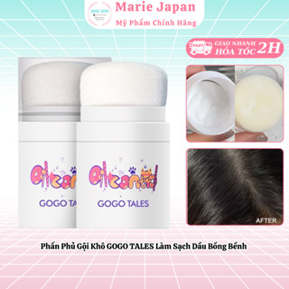  Phấn Phủ Gội Khô GOGO TALES Làm Sạch Dầu Sau 30s Bồng Bềnh Không Cặn Trắng GT213 