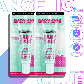 Kem Lót Làm Mịn Da Thu Nhỏ Lỗ Chân Lông, Kem Che Khuyết Điểm Maybelline Baby Skin Instant Pore Era