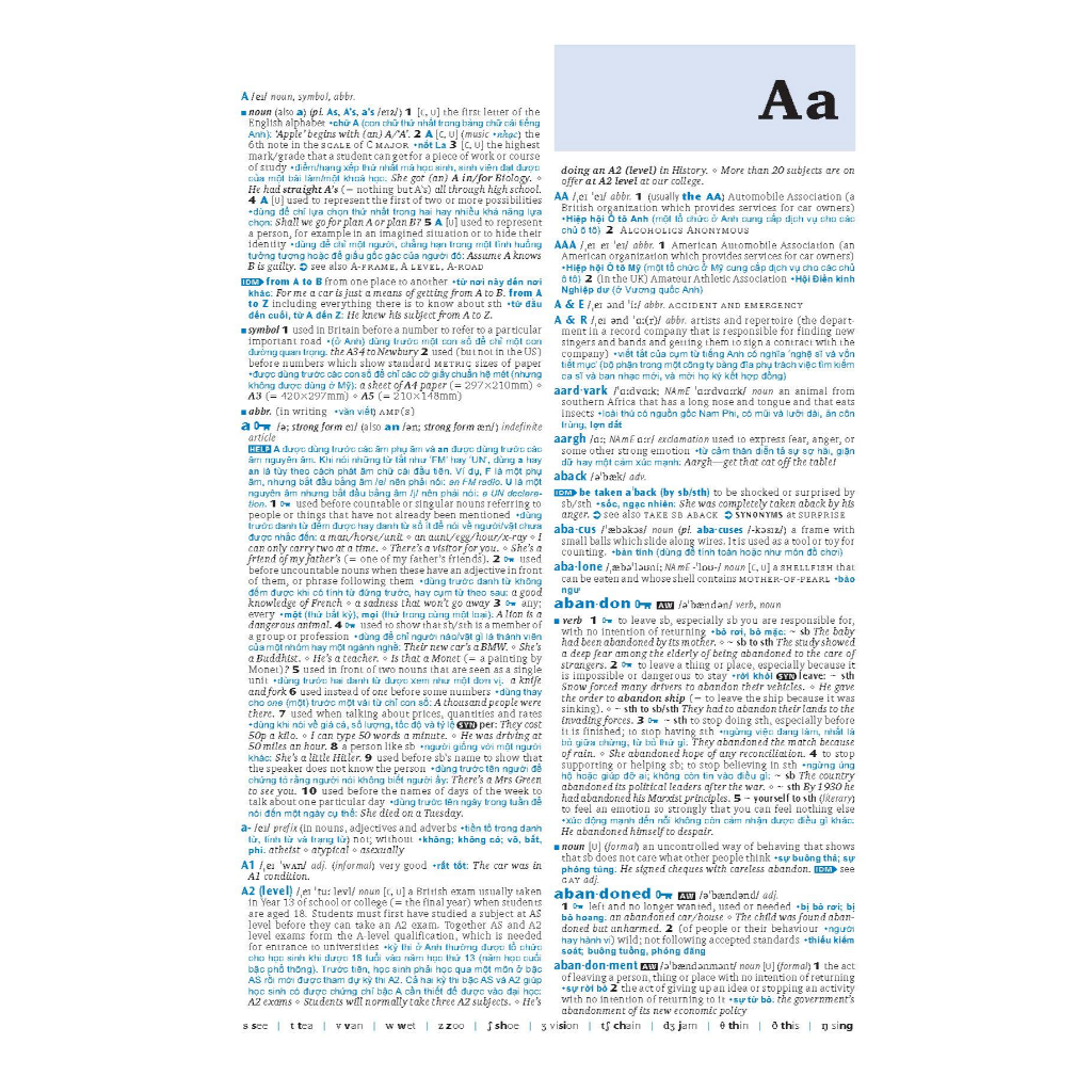 Sách - Dtpbooks - Oxford Advanced Learner's Dictionary 8th with Vietnamese Translation (HB - Bìa cứng) | BigBuy360 - bigbuy360.vn