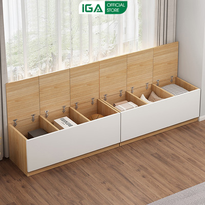 Tủ để đồ thông minh S Smart tận dụng không gian cạnh cửa sổ thương hiệu IGA - Gp131