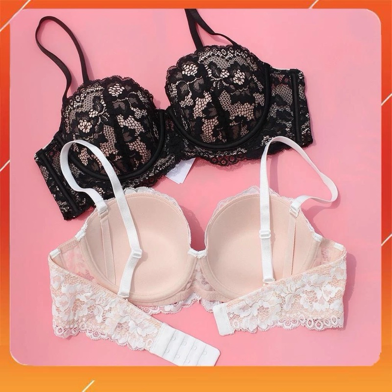 ÁO LÓT REN CÚP NGỰC QUẢ NGANG, CÓ GỌNG ĐỆM MỎNG 728