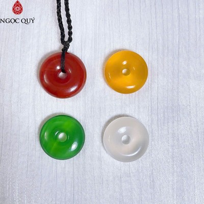 Mặt dây chuyền đồng điếu đá mã não - Ngọc Quý