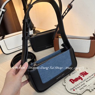 Túi nữ kẹp nách + đeo chéo size 20 form chuẩn đep CK2-20671598 full màu