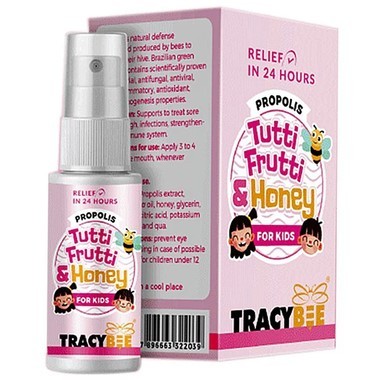 keo ong propolis tutti-fruitti and honey tracybee for kids tracybee 30ml