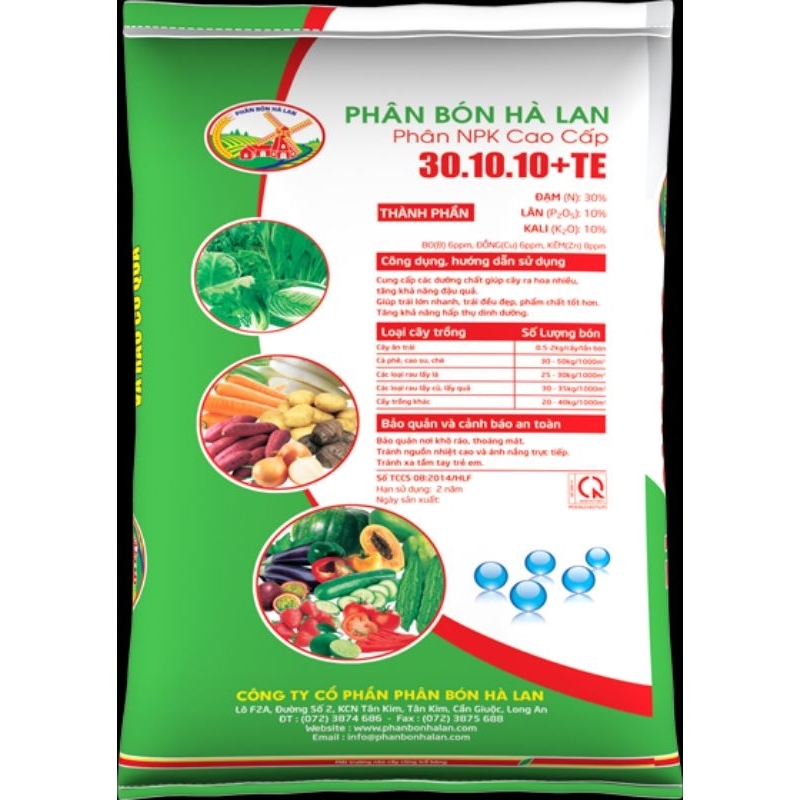phân bón Hà lan 30_10_10