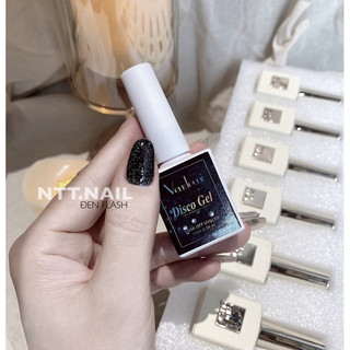 [phụ kiện nail chính hãng] sơn đen nhũ flash ánh bạc mã mới