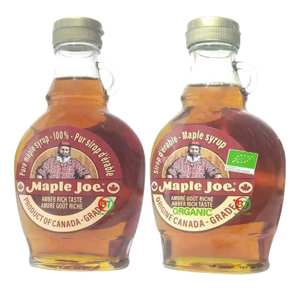 Si rô hiệu Maple Joe Canada chai thủy tinh 189ml-250g