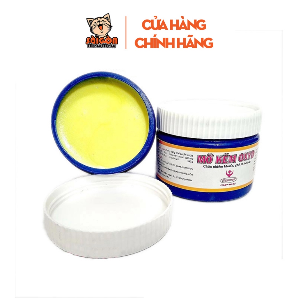 Mỡ kẽm OXYD bôi da thú cưng