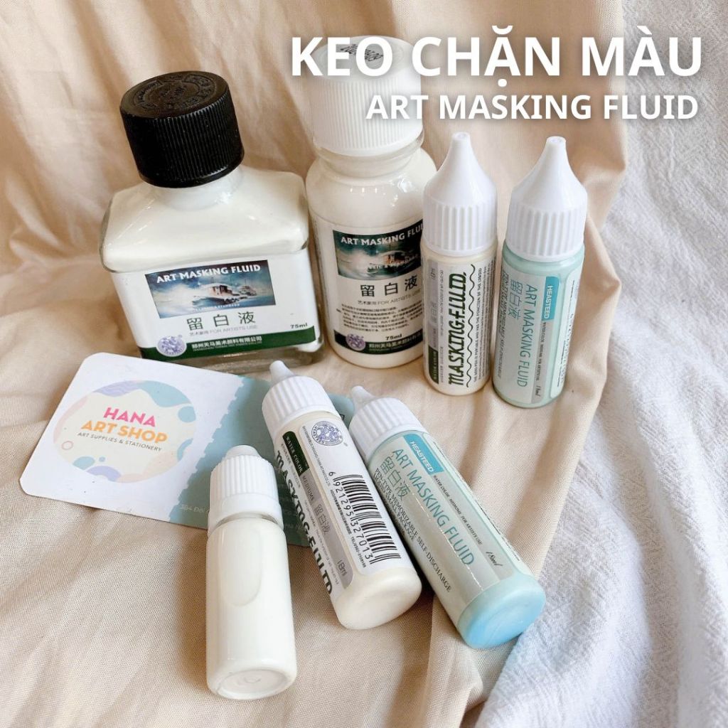eo Chặn Màu ART MASING FLUID 18ml-75ml