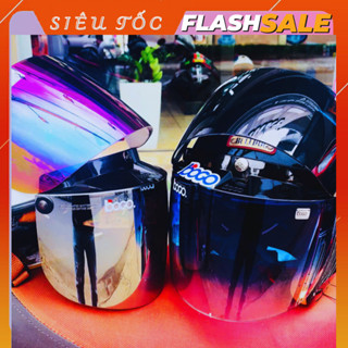  Kính Bogo Malaysia Gắn Nón Sơn Nón Bảo hiểm có 3 nút bấm gắn nón 1 2 nón 3 4 