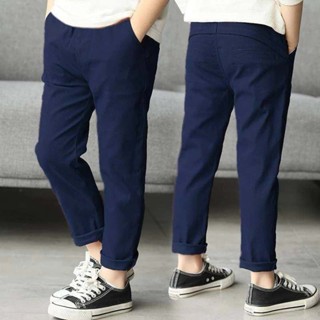 Quần Dài Kaki Ống xuông Cho Bé Trai Size Đại Từ 25-50kg