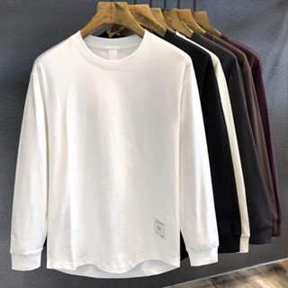  Áo Nỉ Nam Trơn Dài Tay Thu Đông Basic Form Rộng Cổ Tròn Bo Tay Phong Cách Hàn Quốc Thời Trang Zenkonu TOP NAM 332V2 