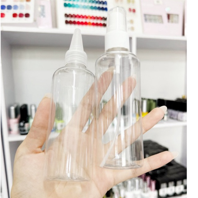 chai nhựa 100ml đựng dung dịch