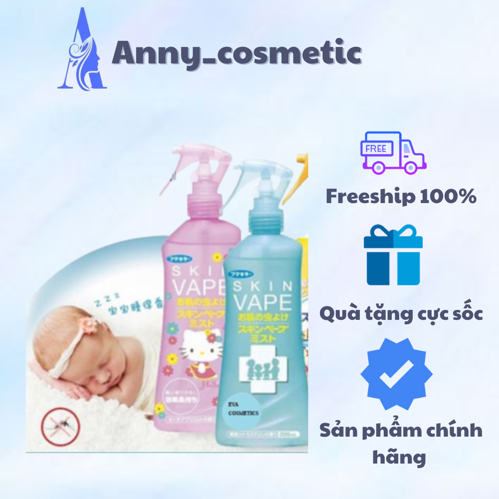 Xịt chống muỗi Skinvape 200ml cho bé và người lớn
